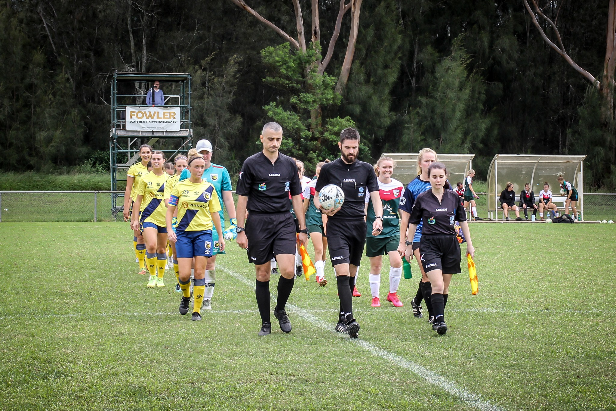 Gabrielle Blanch leads the Mariners out in Round 1