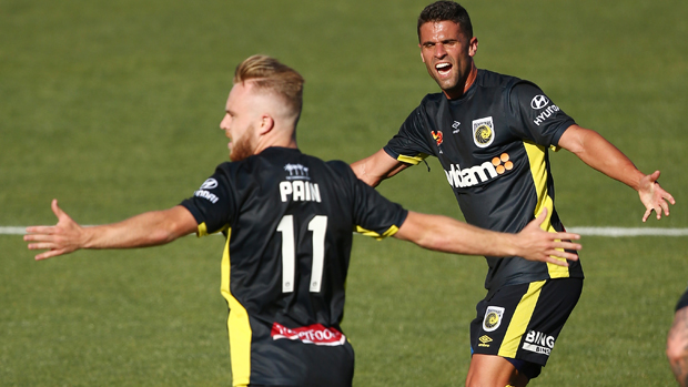 Connor Pain netted a stunner as the Mariners downed Adelaide 2-1 at Coopers Stadium.