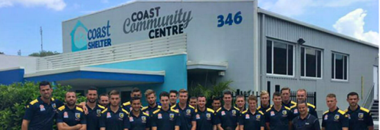 Mariners partner with Coast Shelter