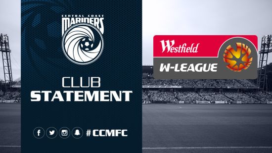 CLUB STATEMENT: Mariners ready for Westfield W-League