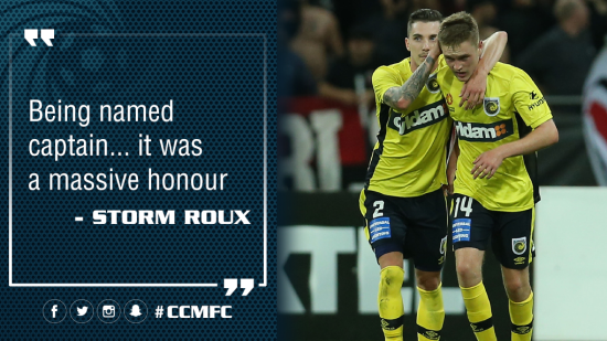 Roux: “It was a massive honour”