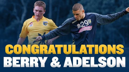 NEWS: Berry & Adelson sign maiden professional contracts