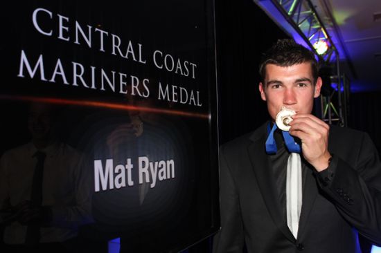 Mathew Ryan named 2011/12 Mariners Medallist