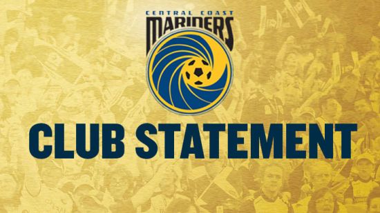 CLUB STATEMENT: Liam Reddy not available for selection