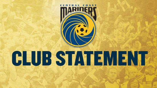 CLUB STATEMENT: Mariners & Reddy part ways
