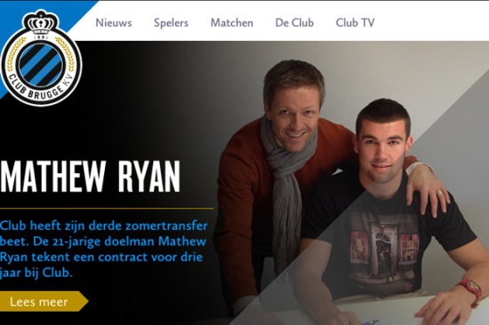 Ryan’s Brugge move complete