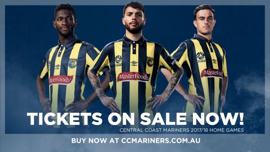 2017/18 Tickets on sale for Central Coast Stadium