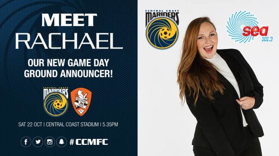 Rachael Hart to hold the mic’ on match day