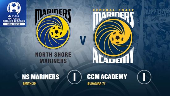 ACADEMY WRAP: Mariners Derby ends 1-1