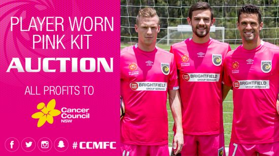 AUCTION: Player Worn Pink Kits