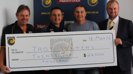 Mariners Academy bands together to help out Troy Waters