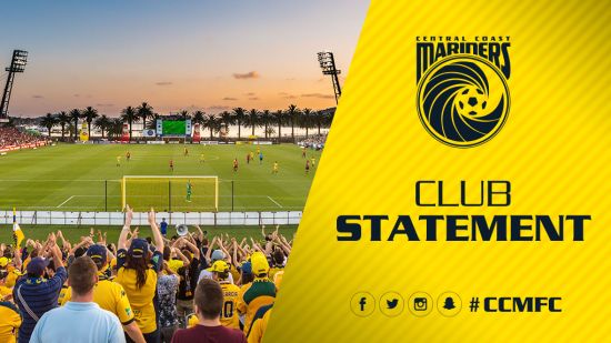 Central Coast Mariners Confirm Player & Staff Changes