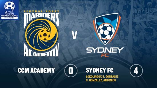 ACADEMY WRAP: Mariners v Sydney FC