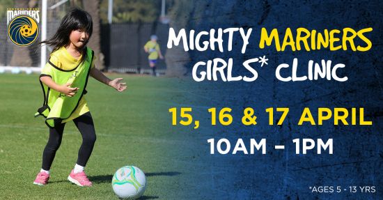 Mighty Mariners Girls Only Holiday Clinics: April Bookings now open!