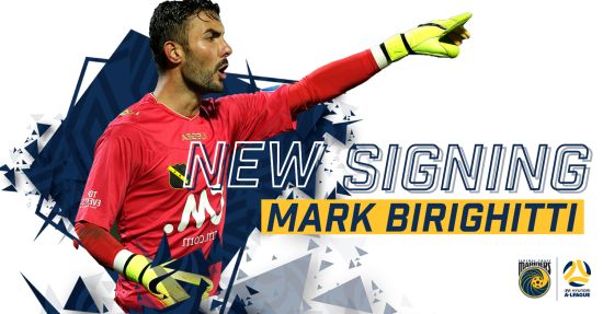 Mariners sign Goalkeeper, Mark Birighitti