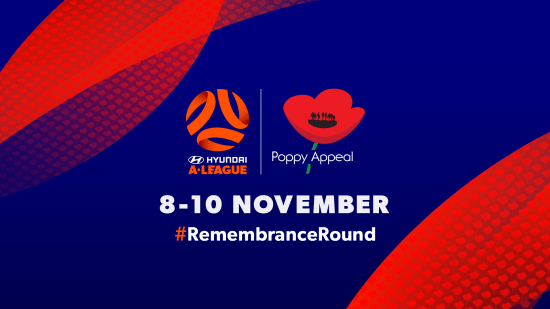 Hyundai A-League Clubs and Westfield Matildas to observe Remembrance Round this weekend