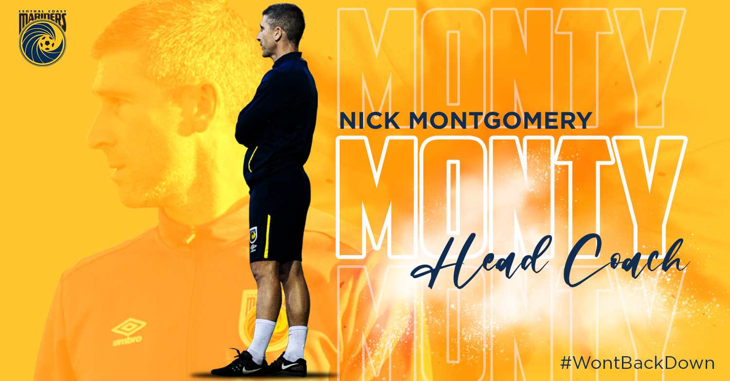 Nick Montgomery appointed as A-League Head Coach! - Central Coast Mariners