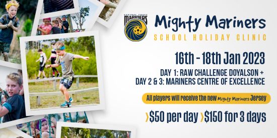 Mighty Mariners Holiday Clinics are back this January!