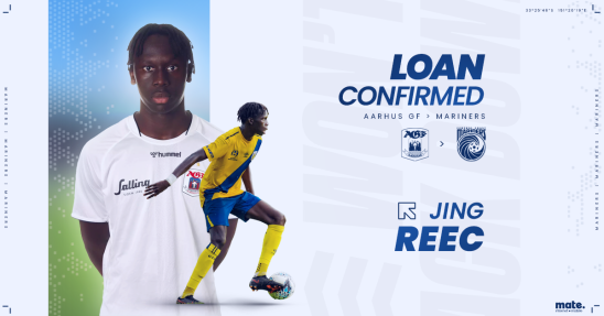 Jing Reec re-joins Mariners on one season loan deal
