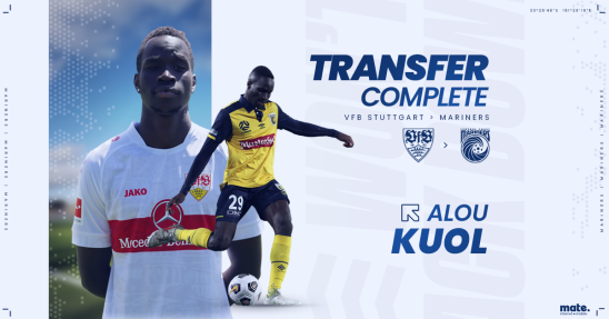 Alou Kuol returns home to the Central Coast Mariners