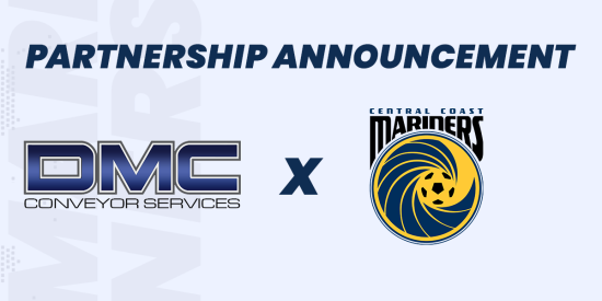 Long term partner DMC Conveyor Services becomes Mariners A-League Women’s front of shirt sponsor